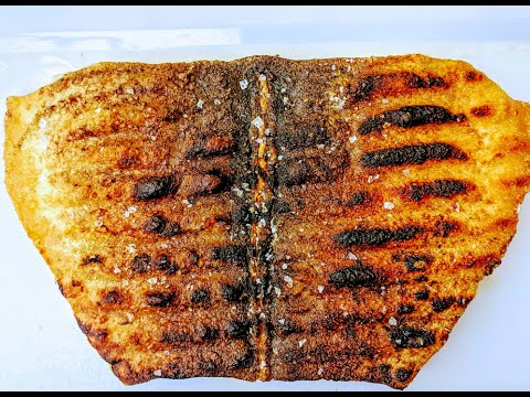 Boneless Murray Cod on Charcoal BBQ