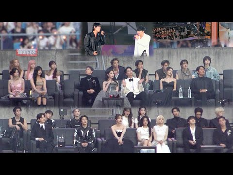 JJ LIN & WOODZ stage reaction (IU IVE Stray Kids ATEEZ CORTIS KiiiKiii 박보검 윤아 SatoTakeru)/ 2025 AAA