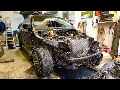 BURNED but undefeated. BMW X6.