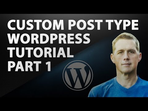 Custom Post Type WordPress Tutorial Part 1 | WordPress Plugin Tutorial