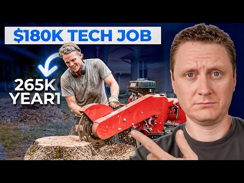 This "Moron" Quit Tech to Grind Stumps (Makes $270k)