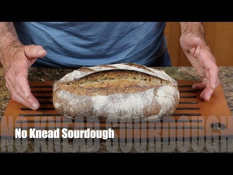 How to Make No Knead Sourdough Bread