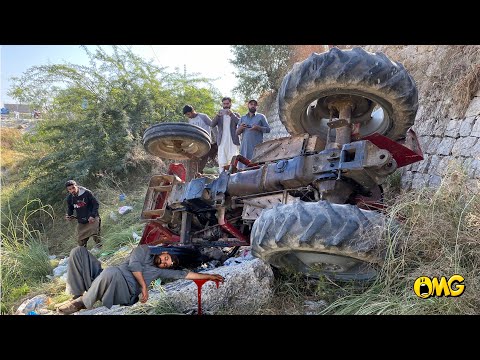 Tractor Disaster Due To Brake Failure, Driver Didn't Escape And Expired