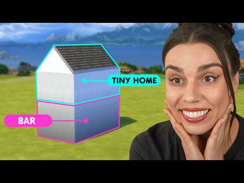 Building a tiny home ABOVE a store! The Sims