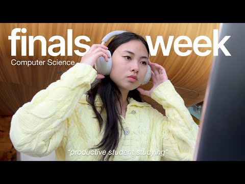 FINALS STUDY VLOG 🎧 50+ hours of lectures,  computer science @ UBC