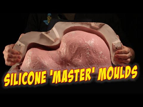 Making a silicone mould using the brush-on technique