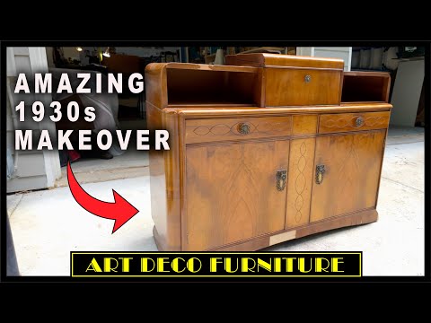 Turning a $100 cabinet into a STATEMENT furniture piece (part 2)