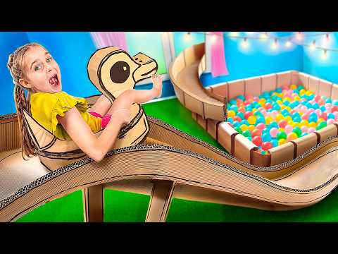 집을 워터파크로 만들었어요!