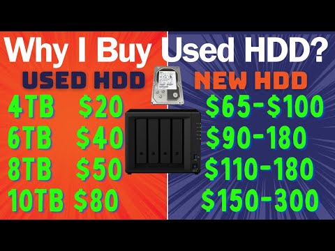 Why I Buy Used Server Hard-drives?  Used HDD or New?