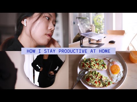 🍊A PRODUCTIVE DAY IN MY LIFE | My Work From Home Routine