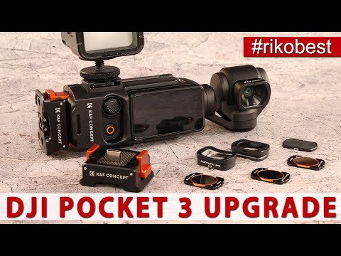 DJI Pocket 3 accessories in the test, how to get the most out of your camera! - K&F CONCEPT Update