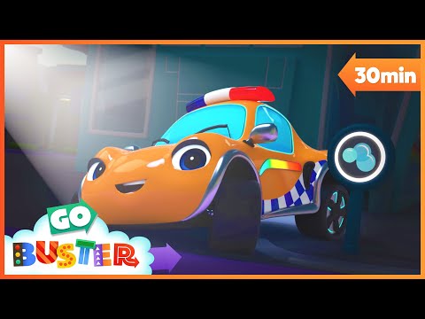 Buster Goes to a Rainbow Car Wash | Go Buster's Adventures | Kids Cartoons
