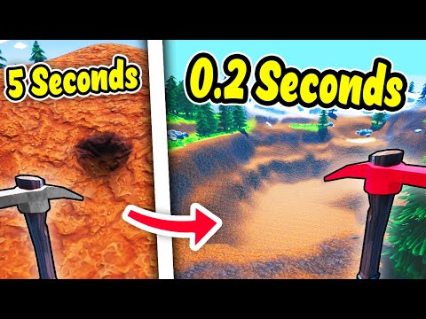 I Crafted A Godly Pickaxe That Mines The Earth in .02 Seconds
