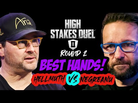 Best of Phil Hellmuth vs Daniel Negreanu | High Stakes Duel 2 | Round 2