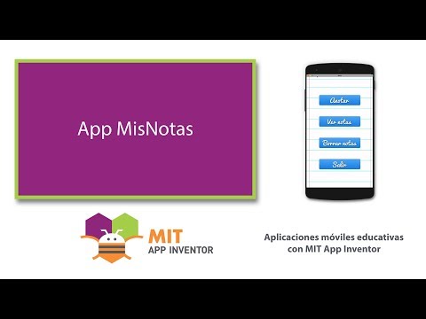 MyNotes App. Using TinyDB with MIT App Inventor