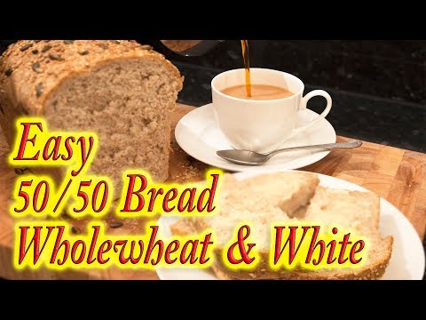 Wholemeal and white bread made easy at home