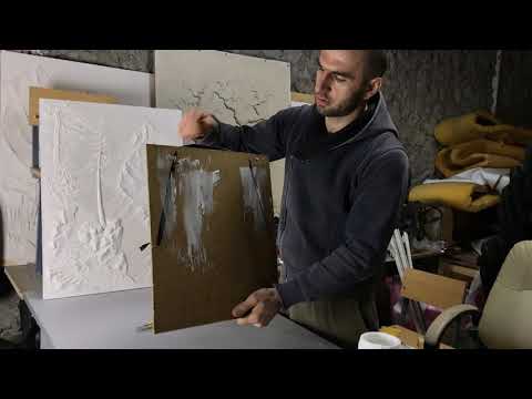 Как повесить картину  выполненную на гипсокартоне