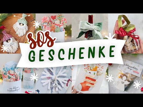 SOS! Last-Minute Weihnachtsgeschenke selber machen | Mini Geschenke fürs Wichteln | TRYTRYTRY