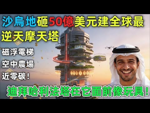 2000米！沙烏地阿拉伯要建全球最逆天摩天塔，迪拜哈利法塔在它面前像玩具！