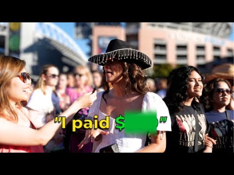 How much Taylor Swift fans paid for their tickets? // The Eras Tour
