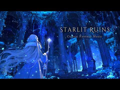 Night Sky from Winter Ruins | Nostalgic Celtic Music for Adventure's Respite