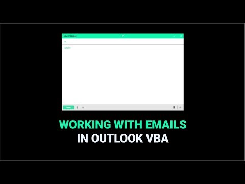 How to Work With Emails in Outlook VBA
