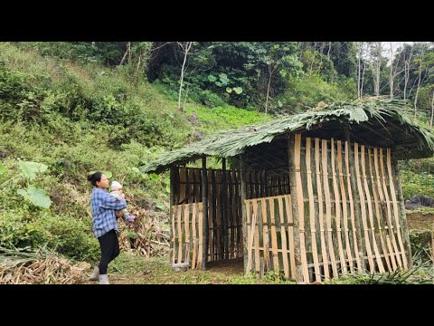 The mother and daughter built their own dream bamboo house