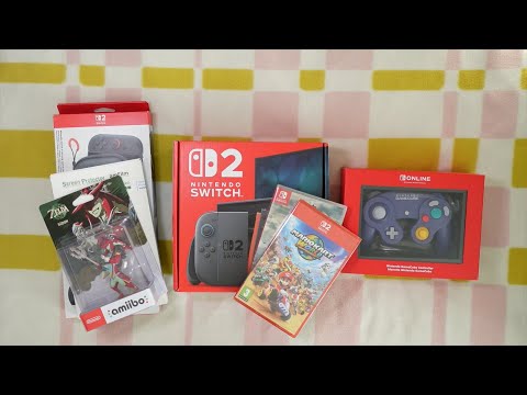 ASMR whispered nintendo switch 2 + gamecube controller unboxing ๐ฆ๐๐ฑ