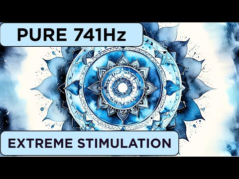 Extreme Throat Chakra Stimulation | 741 Hz Pure Solfeggio Tone + Binaural Beats