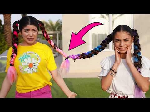 Jason and Alex Tied Hair Adventure with Best Friends