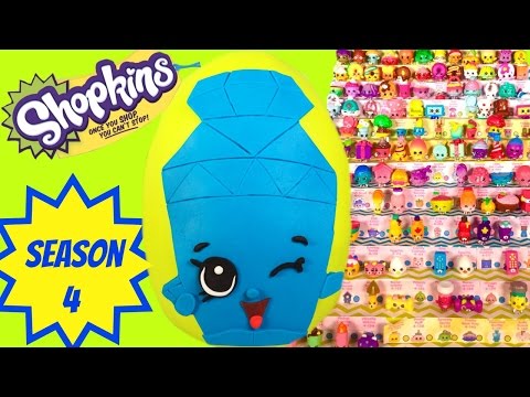 SHOPKINS SEASON 4 Gemma Bottle Play Doh Surprise Egg