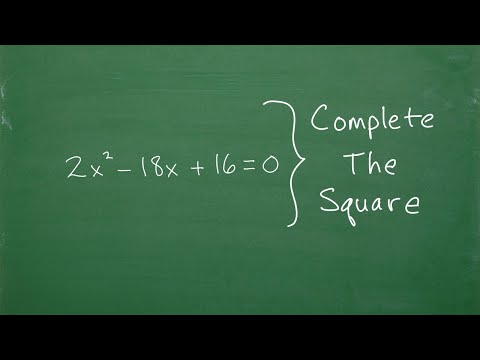 How to Complete The Square….Step-by-Step….