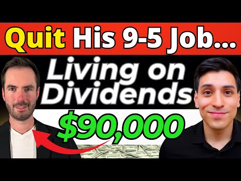 He's QUITTING His Job to Live Off $90,000 Per Year in Dividends...(ETF Investing)