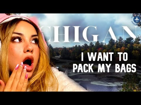 Finnish Girl Reacts to 10 Best Places to Visit in Michigan - Travel Video