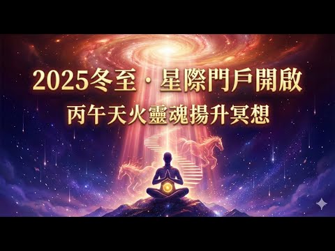 【2025冬至大轉化】丙午天火．靈魂揚升冥想｜啟動下丹田金光．蛻去舊皮．錨定2026顯化藍圖