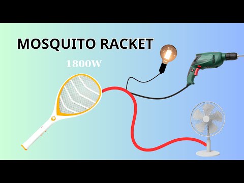 How to turn the MOSQUITO RACKET into a powerful 220V INVERTER?