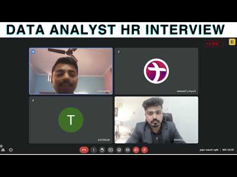 Data Analyst Live Mock Interview Round - 1 | #dataanalysis #datascience #datavisualization
