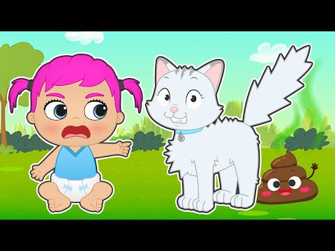 BABIES ALEX AND LILY 🚽💩 Babies and Pets Learn How To Use The Potty