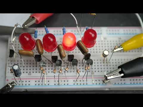 Discrete Transistor Ring Counter
