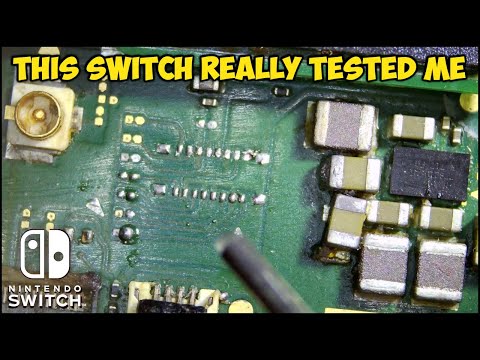 Salvaging a Nintendo Switch after a botched repair job!