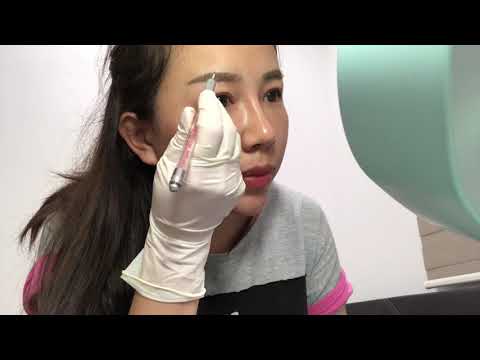 自己纹眉｜韩式半永久雾眉自己做