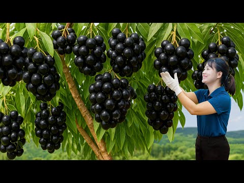 Harvesting Rare Berry Apple | Making Melted Apple Cheese Pie – Classic Village Recipe