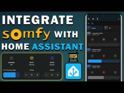 ESPSomfy Integration with Home Assistant