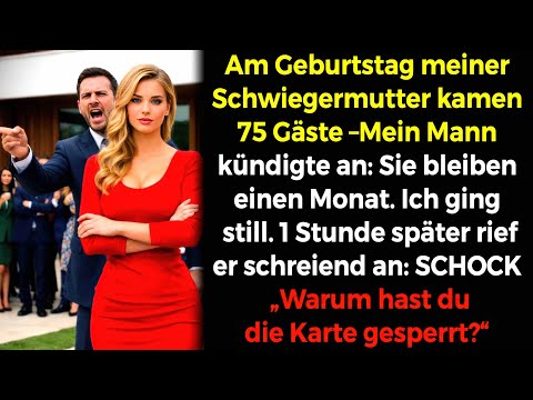 Mein Mann: 75 Gäste seiner Mutter bleiben 1 Monat⁉️ Ich ging leise. 1 Stunde später weint er😭