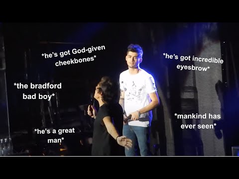 Harry being Zayn's biggest hype man for 8 minutes straight | zarry