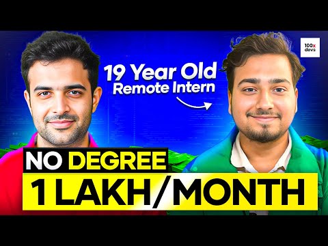 19-year-old got a U.S. remote job.