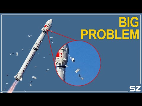 Why Chinese Rockets Drop White Debris at Launch? Worse than NASA & SpaceX…
