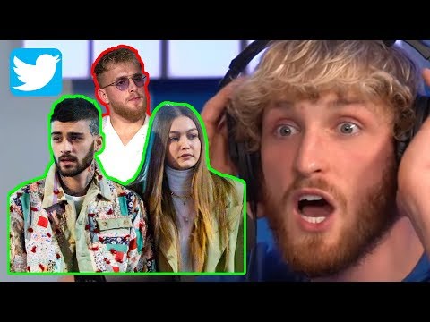 LOGAN PAUL SPEAKS ON JAKE PAUL VS GIGI HADID AND ZAYN MALIK