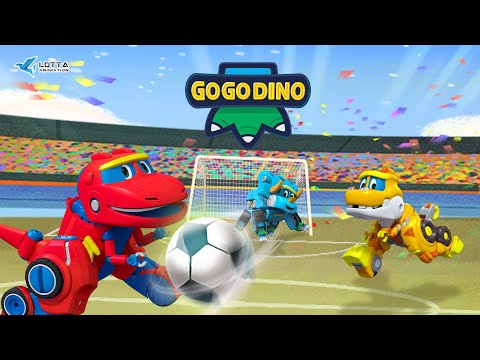 帮帮龙运动会 3⚽️ | 恐龙杯 | 足球世界杯 | 儿童运动 | 儿童卡通动画 | 恐龙 | FIFA World Cup | For Kids | Dinosaurs | GOGODINO