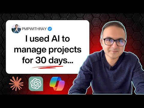 I USED AI to manage my PROJECTS for 30 days - Here's what happened | AI in Project Management